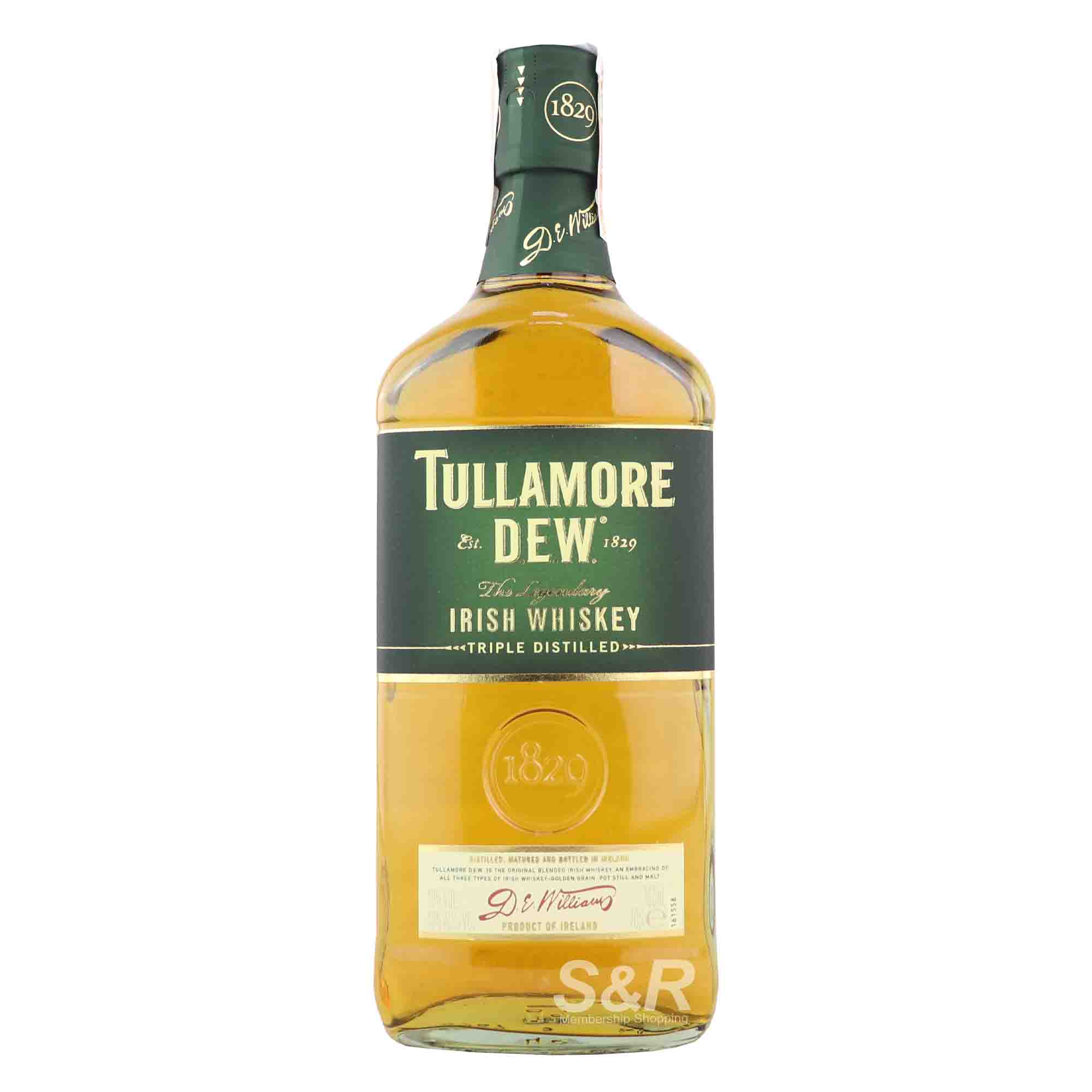 Tullamore D.E.W. Triple Distilled Irish Whiskey 700mL Tullamore D.E.W. Triple Distilled Irish Whiskey 700mL